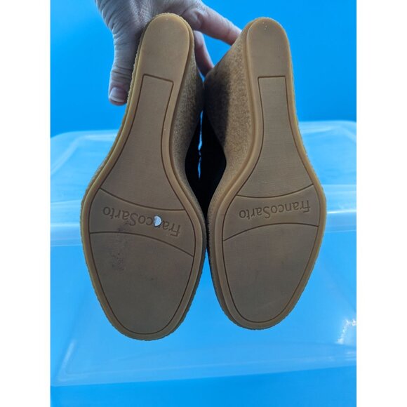 Franco Sarto NWOT‎ Ulayna Women’s Suede Faux Fur Lined Wedge Boots Size 9 - Picture 10 of 10